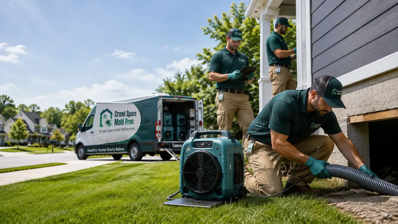 Crawl Space Mold Removal in Sharon, MA
